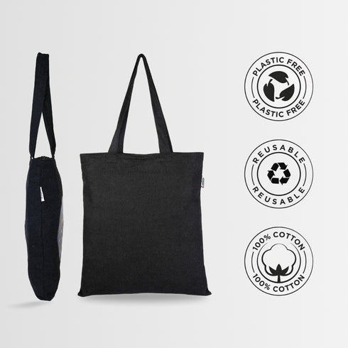 DANIOO Canvas Tote Bags For Women and Girls with Zipper and Inner Pocket | College Tote Bag For Women (Copy)