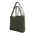 DANIOO Large Canvas Tote Bags for Women | Shoulder Strap, Multiple Pockets, Zipper Closure | Office Tote Bag, Travel, Shopping, Everyday use Women Handbags (Turtle Green)