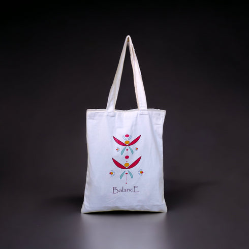 DANIOO Canvas Tote Bags For Women and Girls with Zipper and Inner Pocket | College Tote Bag For Women