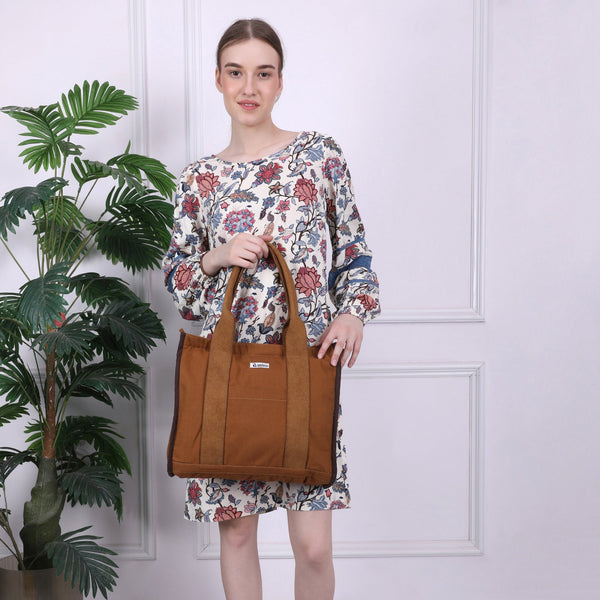 Stylish Cotton Canvas Tote Bags for Women & Girls - Perfect for Everyday, Beach, Office & Travel - DANIOO