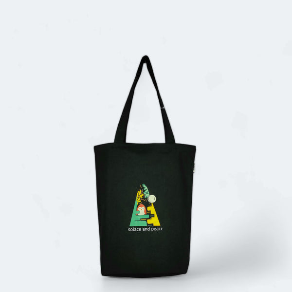 DANIOO Canvas Tote Bag for Women, Multipurpose Handbags for women with Zipper and Pocket for Travel, Shopping and College Tote Bag (Black) (Yellow Green) - DANIOO