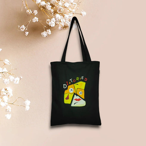 DANIOO Canvas Tote Bags For Women and Girls with Zipper and Inner Pocket | College Tote Bag For Women - DANIOO