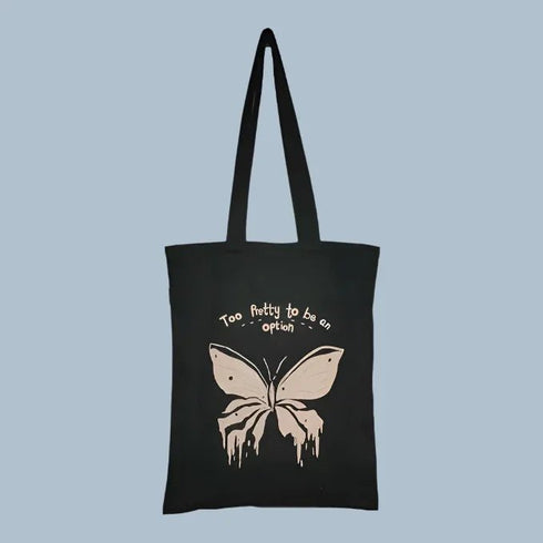 DANIOO Canvas Tote Bags For Women and Girls with Zipper and Inner Pocket | College Tote Bag For Women - DANIOO