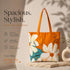 DANIOO Floral Canvas Tote Bag for Women | Large Capacity Handbag | Stylish Everyday Shoulder Bag - DANIOO