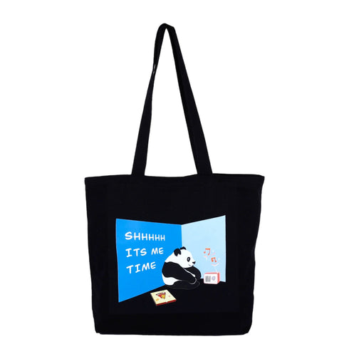 DANIOO Large Cotton Canvas Tote Bags for Women and Girls with Bottle Holder - DANIOO