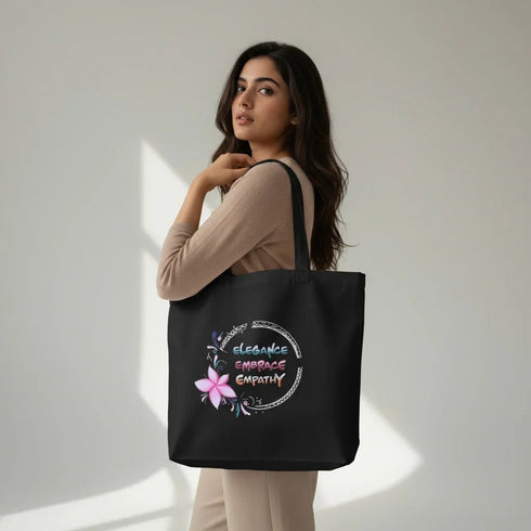 Large Cotton Canvas Tote Bags for Women and Girls - DANIOO