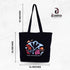 Large Cotton Canvas Tote Bags for Women and Girls with Bottle Holder - DANIOO