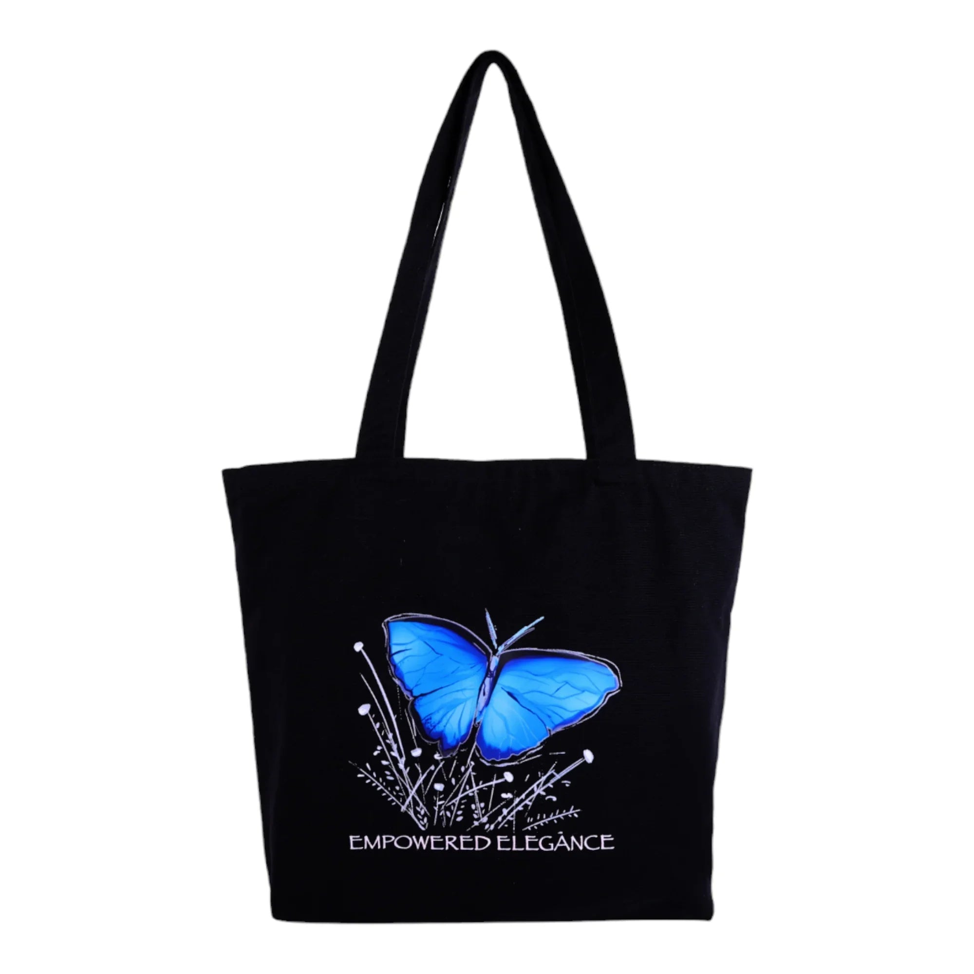 Large Canvas Tote Bags for Women and Girls with Bottle Holder, Zipper & Inner Pocket - DANIOO